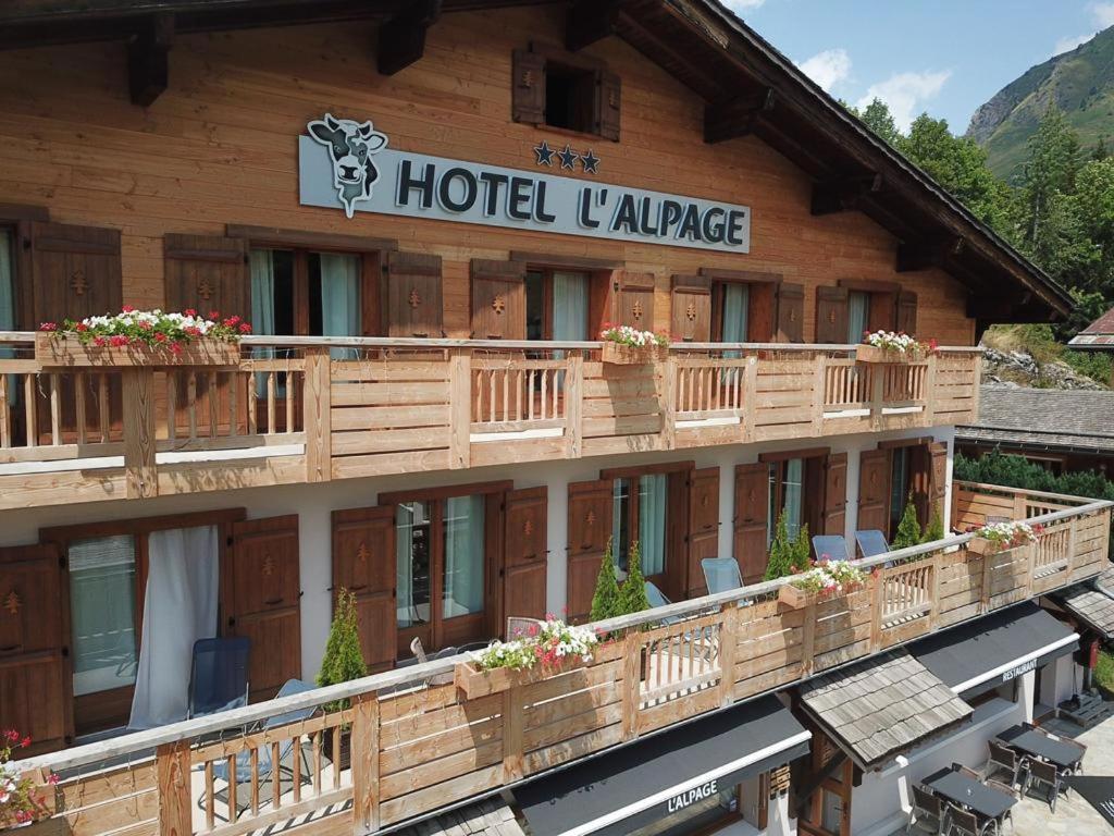 L'Alpage Hotel Le Grand-Bornand Exterior foto